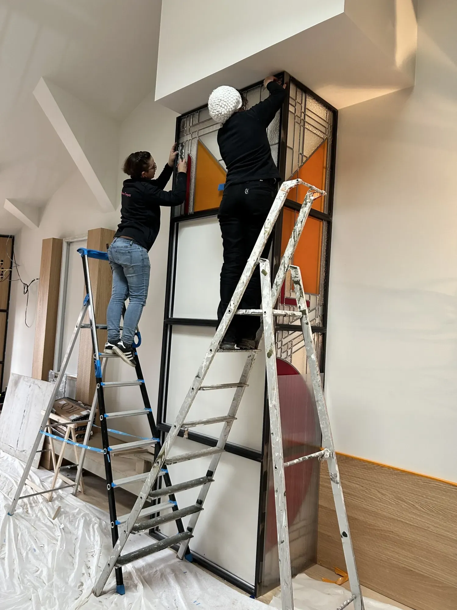 creations de vitraux pour un restaurant (17)