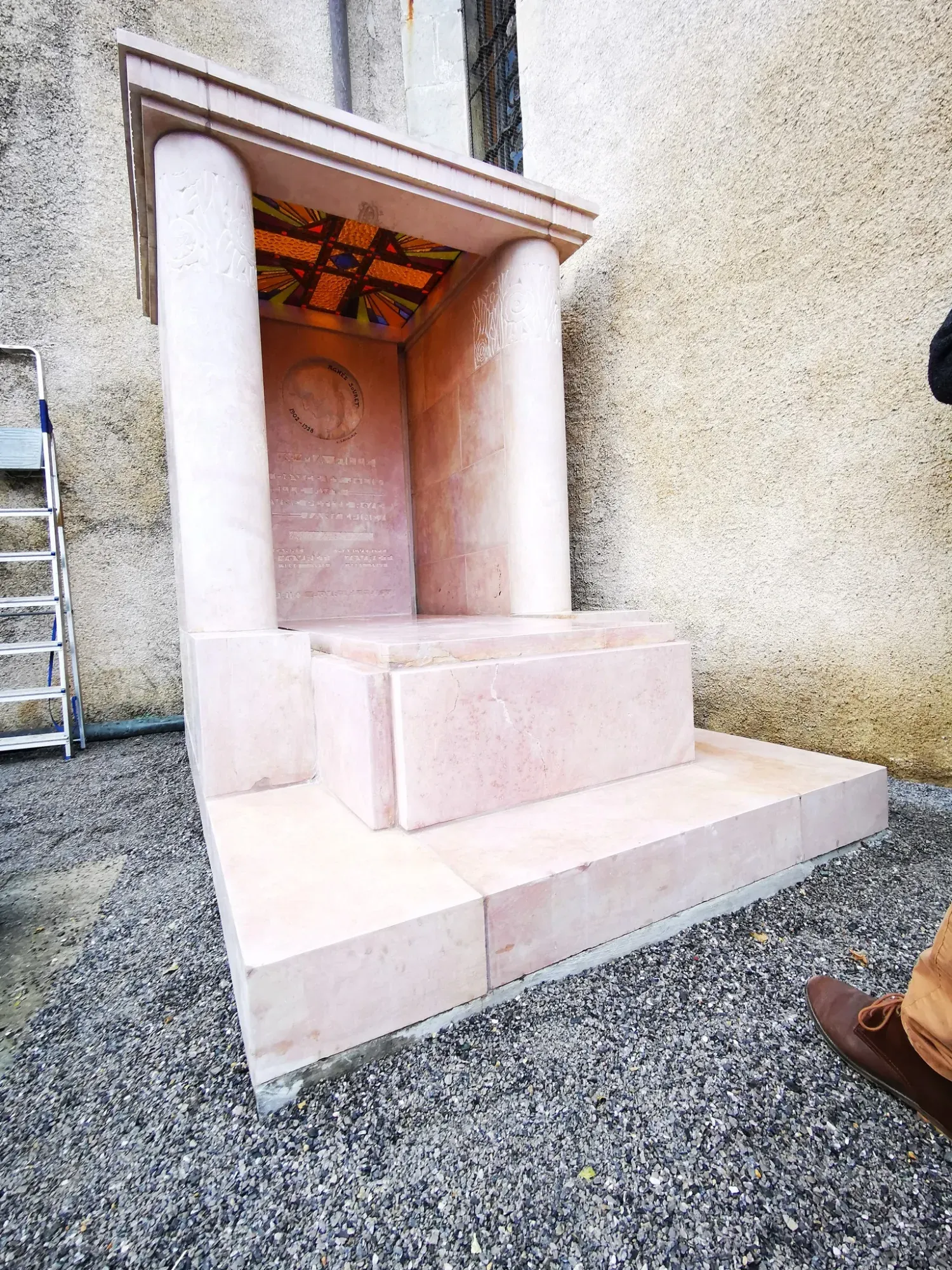 restauration dalle cimetière