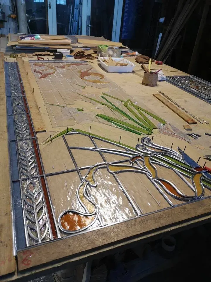 creation vitrail - iris (5)