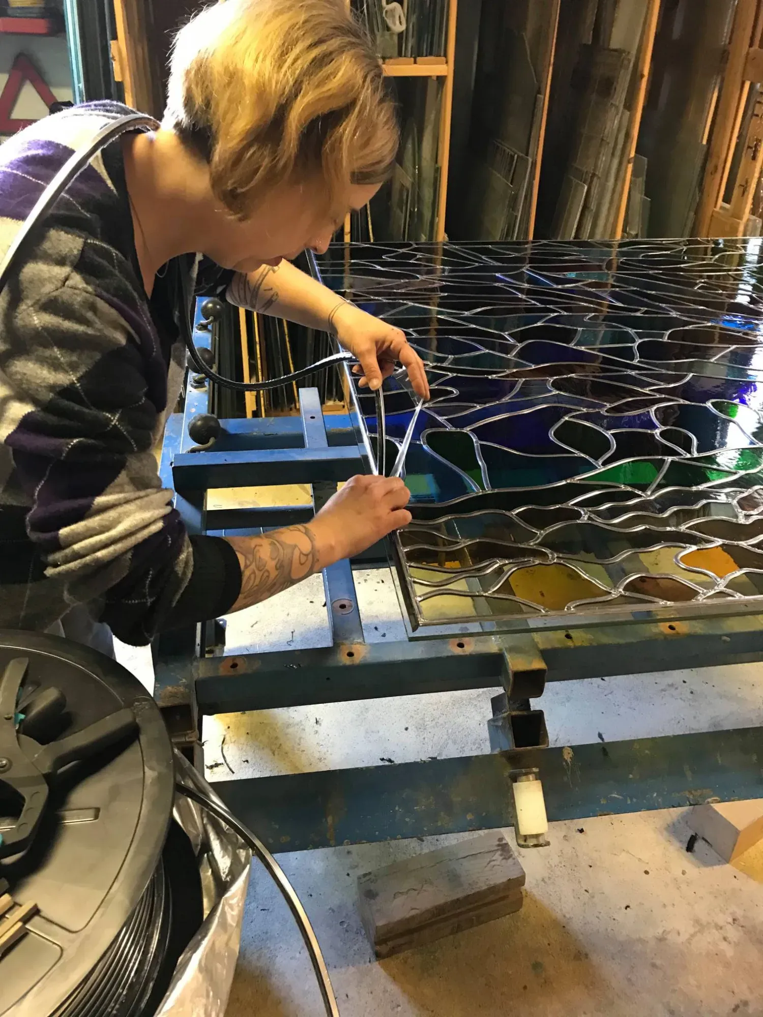 Vitrail abstrait (1)