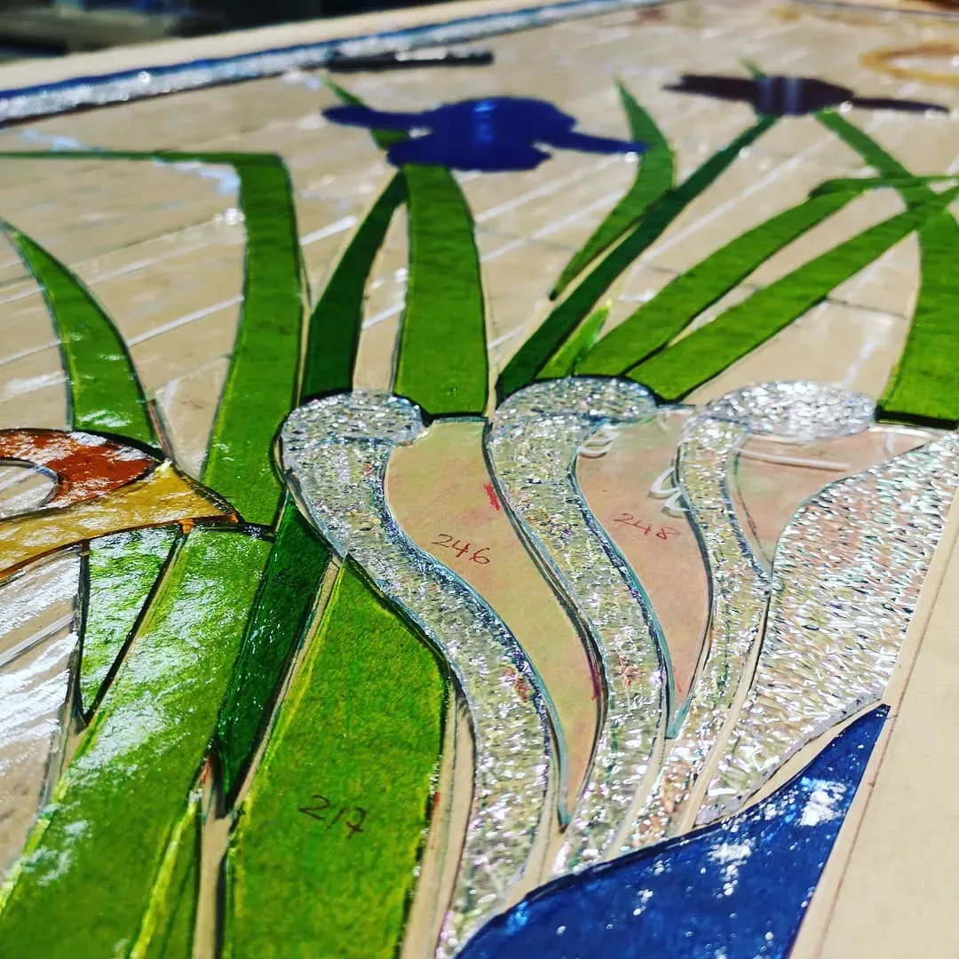 Projet vitrail - iris